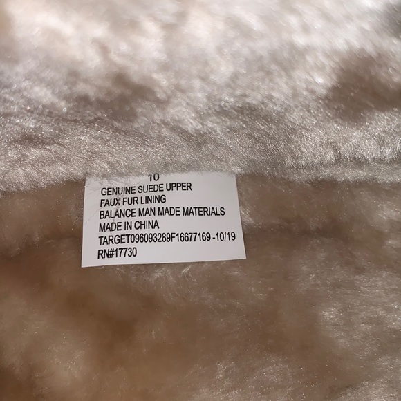 Genuine suede Fox fur lining size 10 furry brown boots - Picture 3 of 6